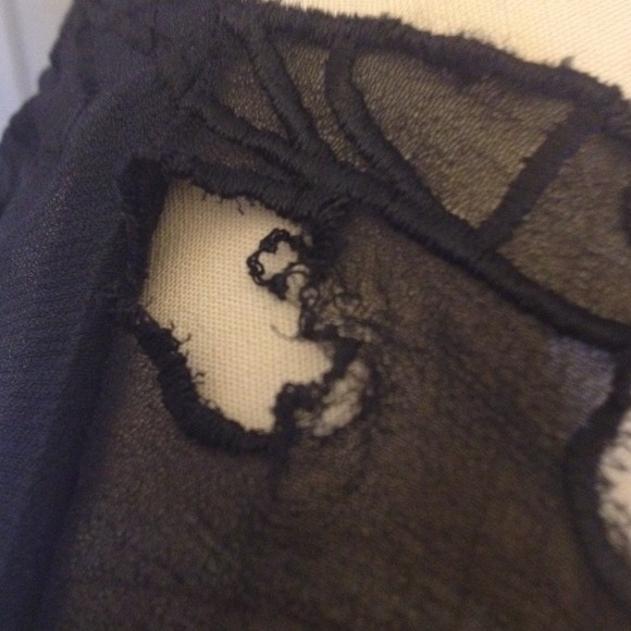 Pretty Black Swimsuit cover up - Picture 3 of 4