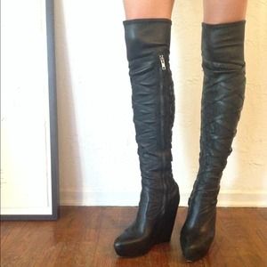 Perfect cond Elizabeth & James thighhigh boots 8.5