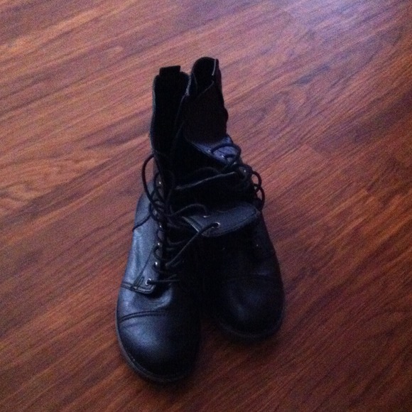 black boots