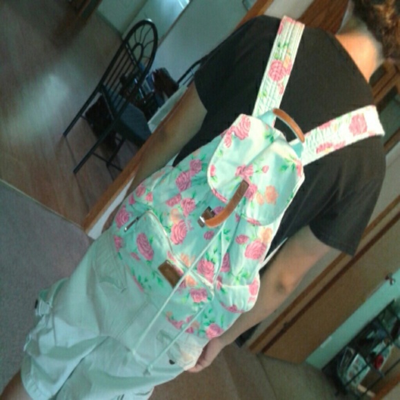 V.S. PINK floral backpack