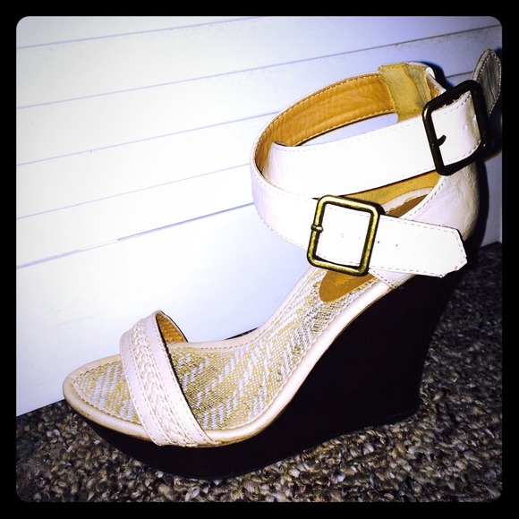 Cream colored wedges