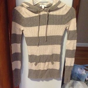 Striped Hooded Sweater