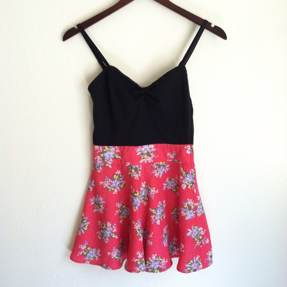 Love Fire floral romper