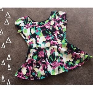 Floral Peplum (Small)