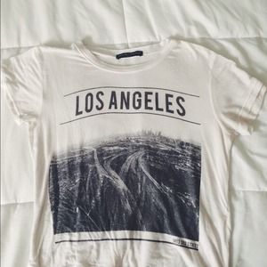 Brandy Melville LA crop tee