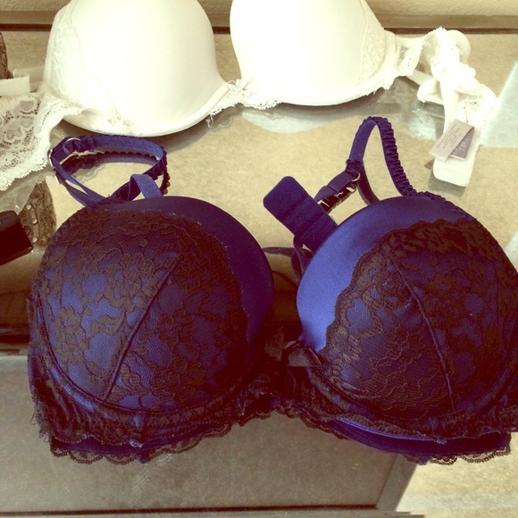 H&M Accessories - H&M blue/black lace bra