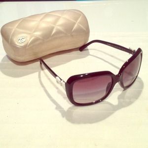 Chanel 5171 Sunglasses with White Bow