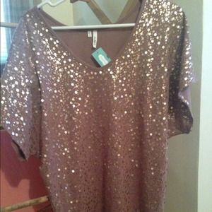 Maurice's sequined shirt