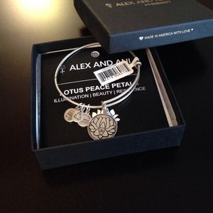 Alex and Ani Lotus Peace Petals bracelet