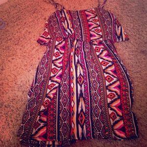 Tribal print dress