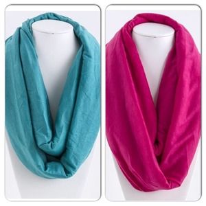 Light Weight infinity scarf (solid color)