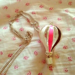Hot Air Balloon dangly Necklace