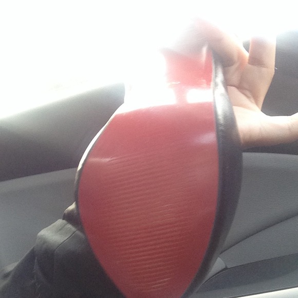 Red Bottom shoe. - Picture 2 of 3
