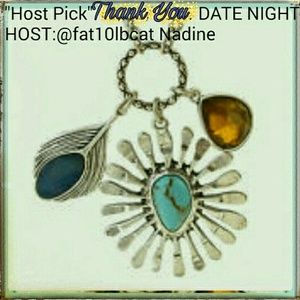 Lucky Brand Starburst Semi Precious Accent Nevklace NEW