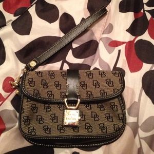Dooney and Bourke flap wristlet