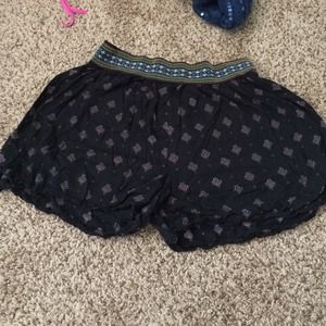 Black high waisted shorts