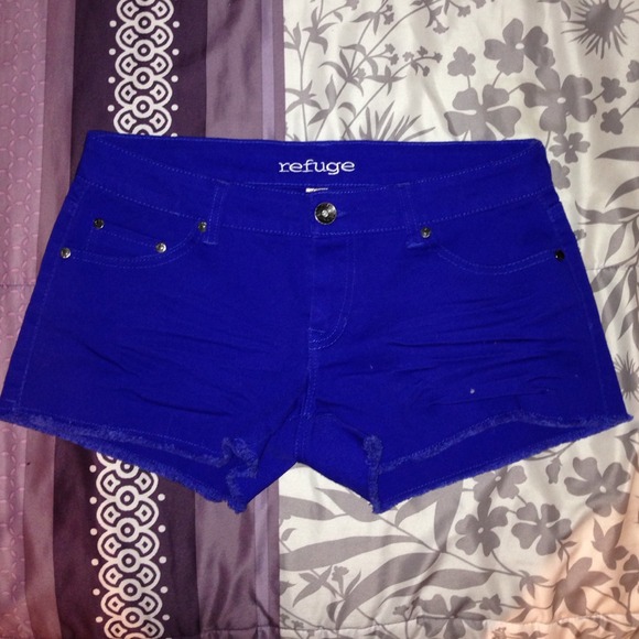 Royal blue shorts