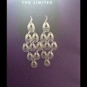 Silver Earrings from The Limited