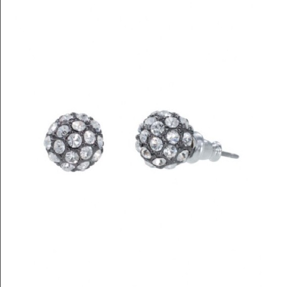 Stella & Dot soirée studs silver
