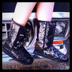Sequin  Boots 7