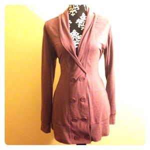 RESERVED Mauve cardigan