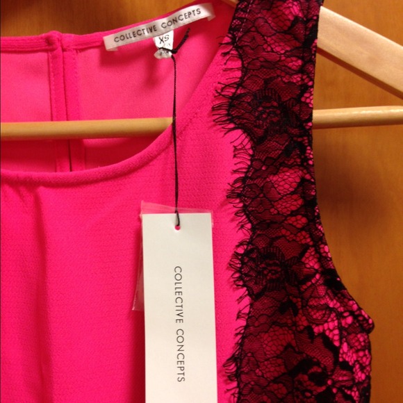 Collective concepts xs dress with lace detail - Picture 2 of 4