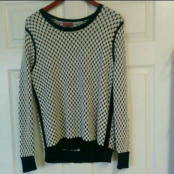 Xxl merona sweater CUTE!! Black white