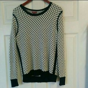 Xxl merona sweater CUTE!! Black white
