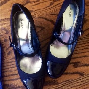 style & co black heels