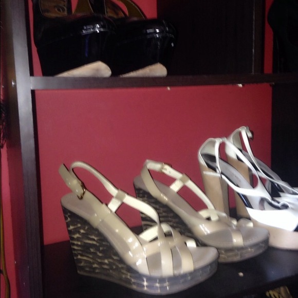 MUI MUI SUMMER/FALL WEDGES. Gorgeous. Neutral. - Picture 4 of 4