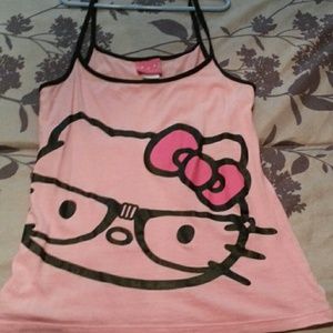 Pink Hello Kitty Nerd Tank Size S