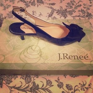 Navy heels.