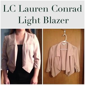 LC Lauren Conrad light blazer