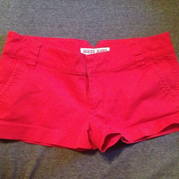 Red shorts