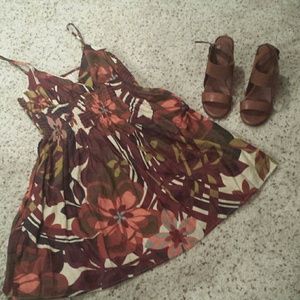 Flirty earthy sun dress.  Brand new - never worn!!