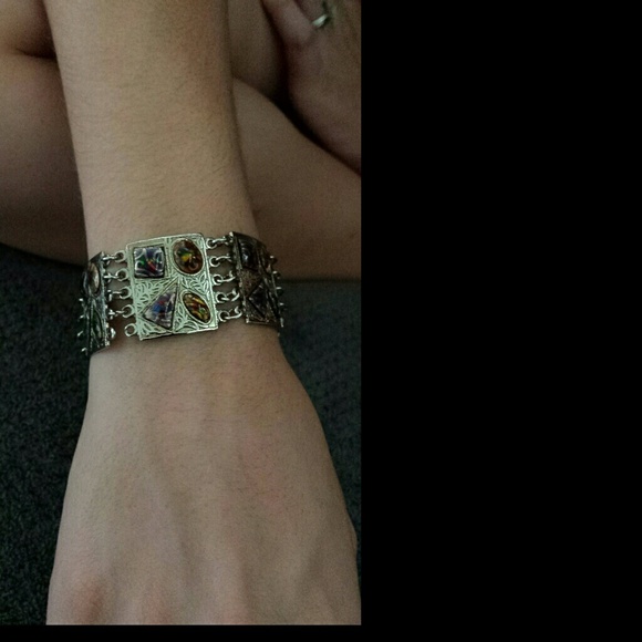 Unique vintage stone bracelet