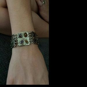 Unique vintage stone bracelet