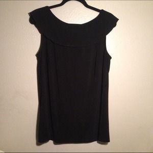 Black dressy sleeveless top!
