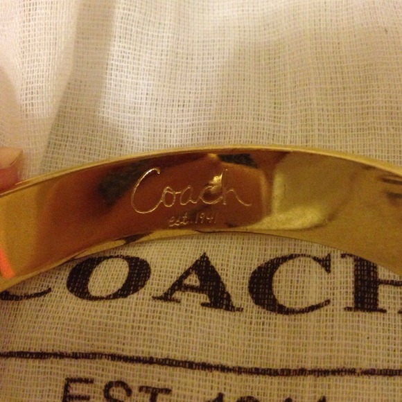 Authentic Gold Coach Bangle - Picture 2 of 3