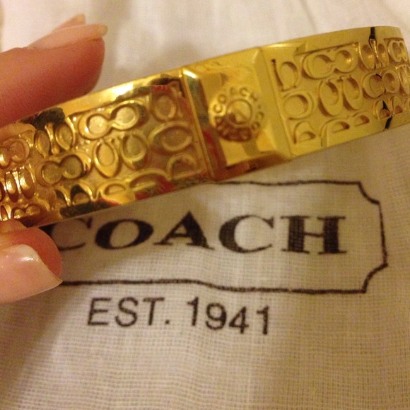 Authentic Gold Coach Bangle - Picture 3 of 3