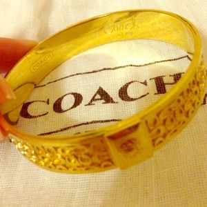 Authentic Gold Coach Bangle