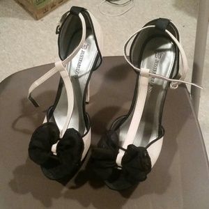 Pink & Black High Heels