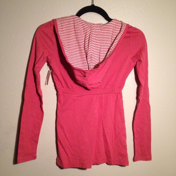 Coral hooded top! - Picture 2 of 3