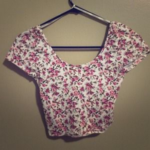 Floral crop top