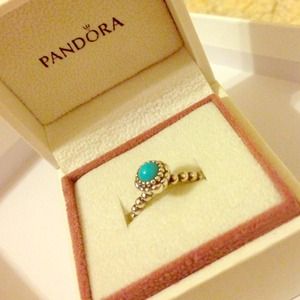 Pandora ring December Birthstone