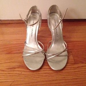 Chinese Laundry Silver Dress Sandals
