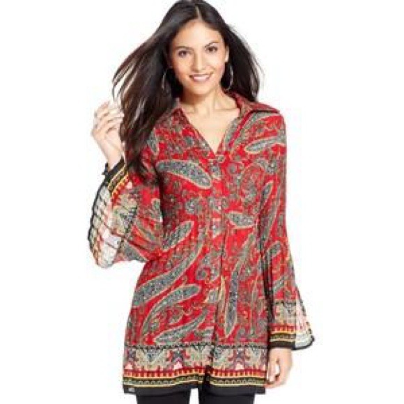 ❌SOLD❌Paisley Tunic
