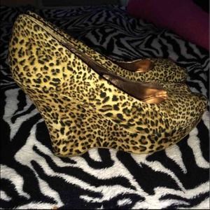 Cheetah wedges from express :)