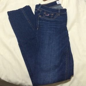 Hollister dark blue jeans