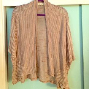 Tan striped sweater